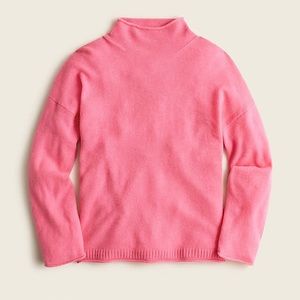 J Crew cashmere Relaxed rollneck sweater medium. NWT